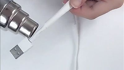 Gaine thermorétractable pour câble de données