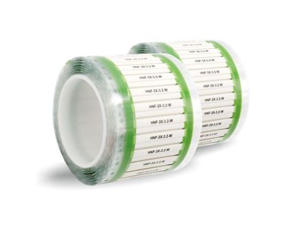 Manchon pour marquage de câbles, thermorétractable à faible émission de fumée et sans halogène, HNF