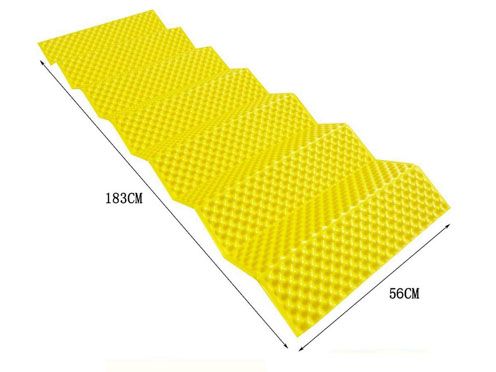 Tapis de couchage en mousse IXPE / Tapis de couchage en mousse à alvéoles / Matelas de couchage de camping pliant IXPE (1 Personne)